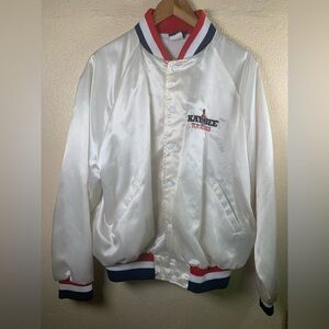 Ultra Rare Employee Only White Satin Kay Bee Toys Jacket